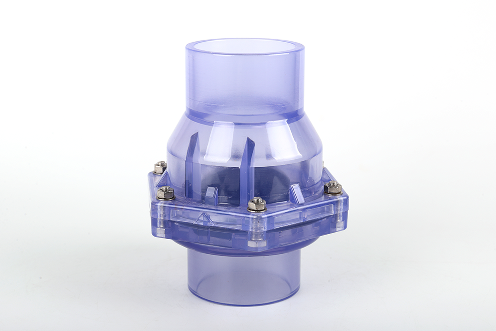 来宾透明翻板式止回阀